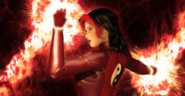 Картинка 3д+графика фантазия+ fantasy фон девушка взгляд