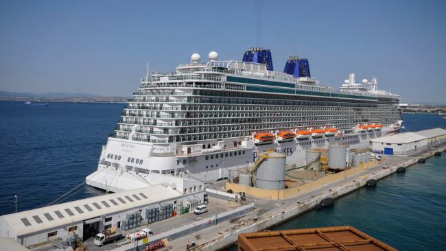 Обои картинки фото britannia, корабли, лайнеры, круиз, лайнер