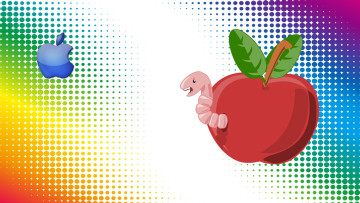 Картинка компьютеры apple логотип фон