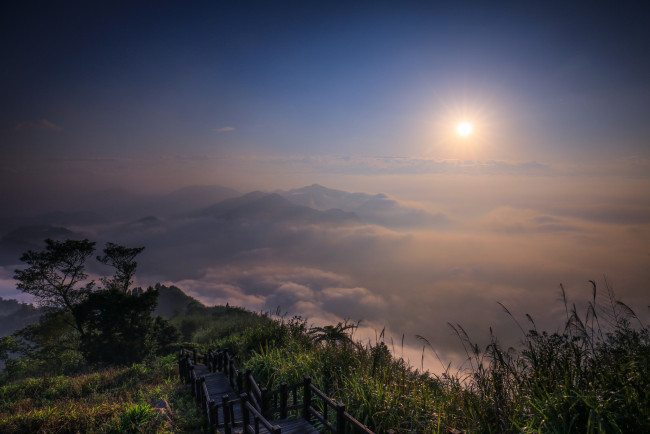 Обои картинки фото природа, восходы, закаты, рассвет