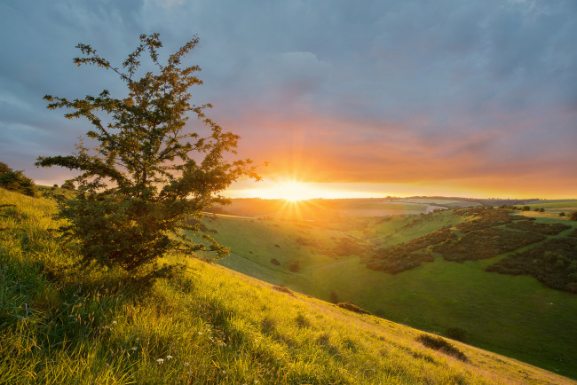 Обои картинки фото природа, восходы, закаты, рассвет