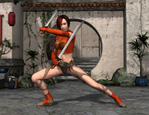 Картинка 3д+графика фантазия+ fantasy фон девушка взгляд