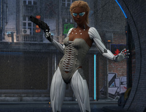 Картинка 3д+графика фантазия+ fantasy фон взгляд девушка