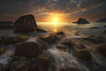 Картинка природа восходы закаты простор