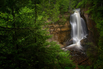 Картинка природа водопады простор