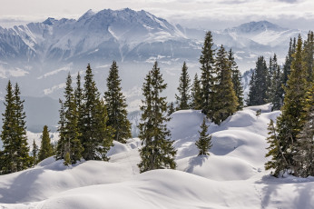 Картинка природа зима простор