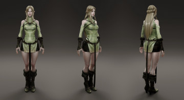 Картинка 3д+графика эльфы+ elves взгляд фон эльфийка