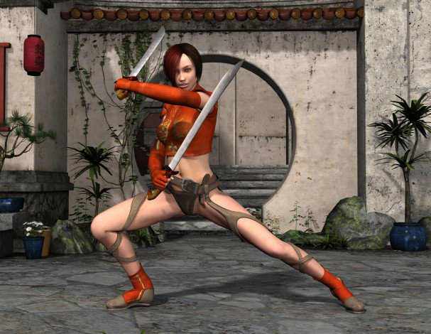 Обои картинки фото 3д графика, фантазия , fantasy, фон, девушка, взгляд