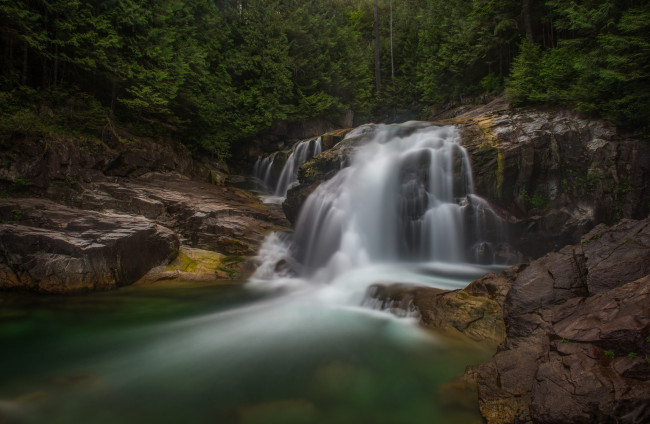 Обои картинки фото природа, водопады, простор