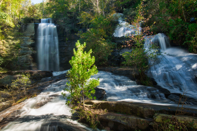 Обои картинки фото природа, водопады, простор