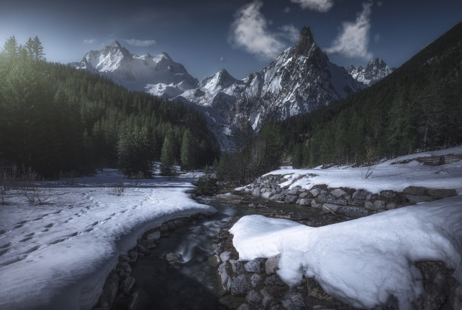 Обои картинки фото природа, горы, простор