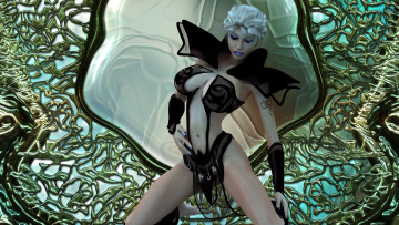 Картинка 3д+графика фантазия+ fantasy девушка фон униформа