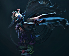 Картинка фэнтези девушки девушка щупальца