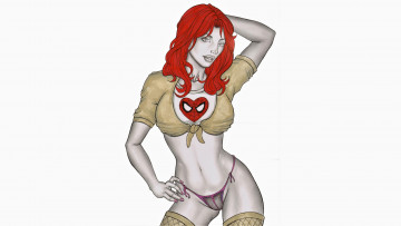 Картинка рисованное elberty+oliveira девушка фон взгляд