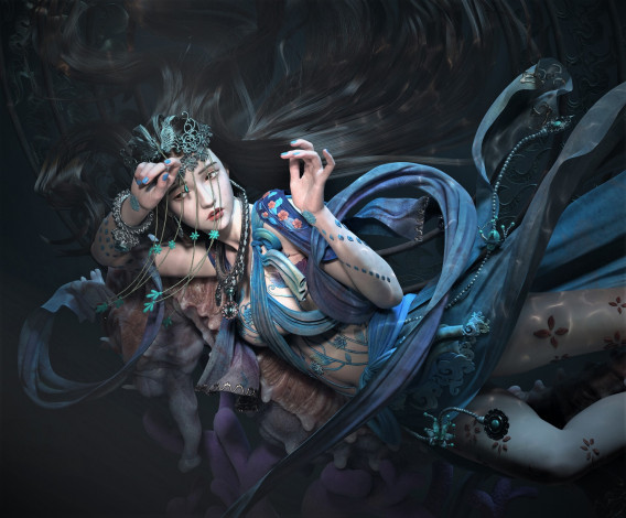 Обои картинки фото фэнтези, девушки, девушка