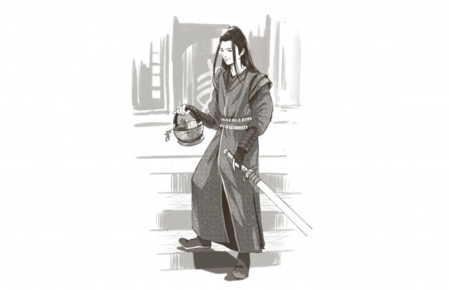 Обои картинки фото by themeung, рисованное, кино,  мультфильмы, the, untamed, неукротимый, повелитель, чэньцин, мосян, тунсю, mo, dao, zu, shi, магистр, дьявольского, культа