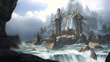 Картинка фэнтези иные+миры +иные+времена пейзаж