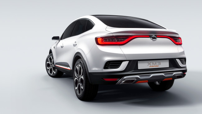 Обои картинки фото samsung xm3 inspire, автомобили, samsung, белый