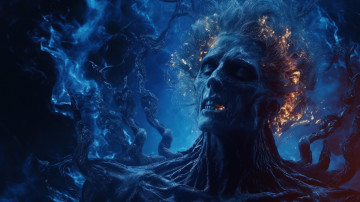 Картинка фэнтези нежить нейросети графика нейроарт ai art нейронные сети рисунки нейро искусство