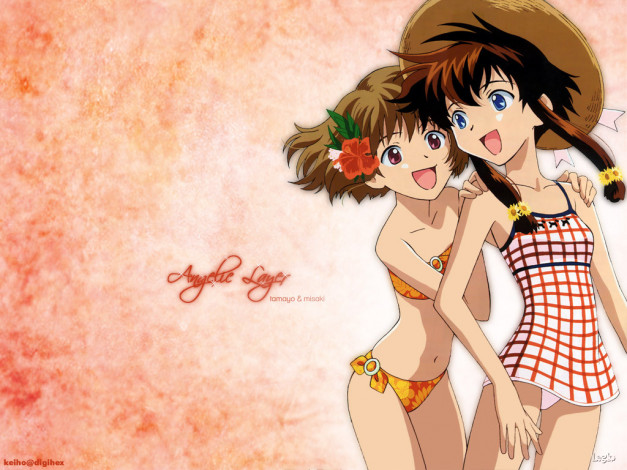 Обои картинки фото аниме, angelic, layer