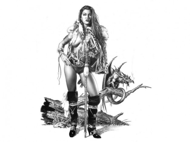 Обои картинки фото фэнтези, девушки