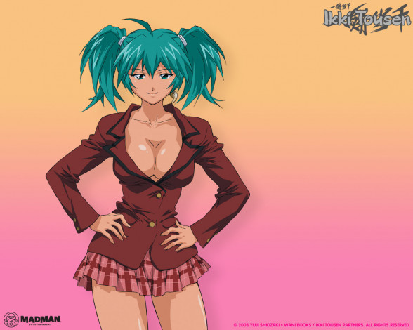 Обои картинки фото ikki, tousen, аниме