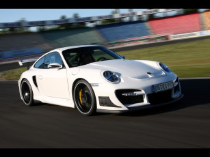 Картинка 2008 techart gtstreet rs based on porsche 911 gt2 автомобили