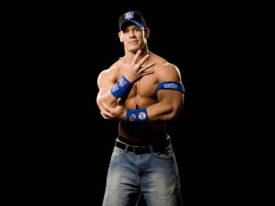 Картинка john cena мужчины торс мышцы кепка джинсы ремень