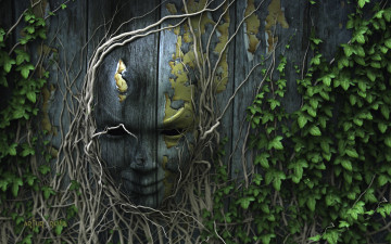 Картинка 3д графика creatures существа лицо