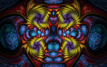 Картинка 3д графика fractal фракталы