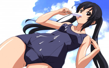 Картинка аниме on ьороженное девушка