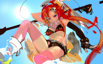 Картинка аниме tengen toppa gurren lagann оружие yoko littner
