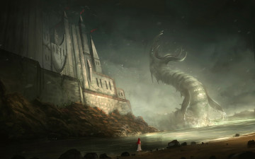 Картинка фэнтези драконы