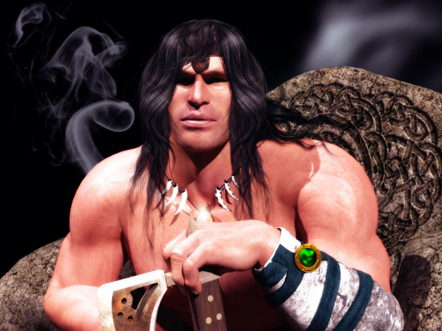 Обои картинки фото 3д, графика, people, люди, воин