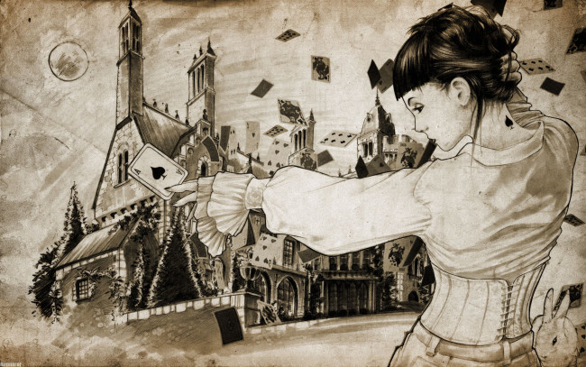 Обои картинки фото gray, matter, видео, игры, саманта, эверетт, samantha, everett, девушка, карты