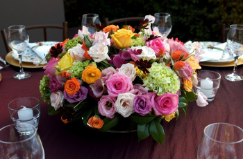 Картинка цветы букеты композиции розы эустома гортензия