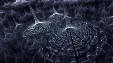 Картинка 3д графика fractal фракталы узор цвета фон