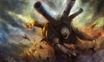 Картинка фэнтези существа выстрел