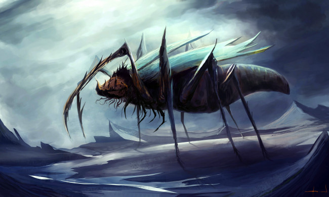 Обои картинки фото фэнтези, существа, паук