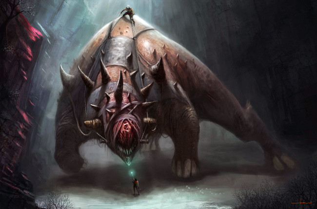 Обои картинки фото фэнтези, существа, шипы