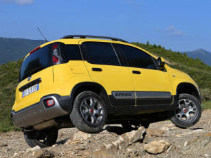 Картинка автомобили fiat 319 cross panda 2014г желты