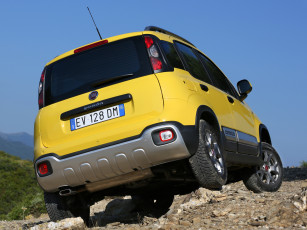 Картинка автомобили fiat желты 2014г panda 319 cross