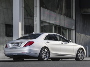 Картинка автомобили mercedes-benz bluetec s 300 2014г w222 au-spec светлый