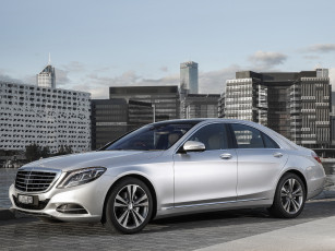 Картинка автомобили mercedes-benz s 300 светлый 2014г w222 au-spec bluetec