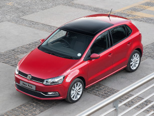 Картинка автомобили volkswagen красный 2014г typ 6r za-spec polo