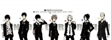 Картинка аниме katekyo+hitman+reborn персонажи парни белый фон учитель мафиози реборн