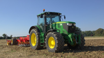 Картинка техника тракторы поле трактор