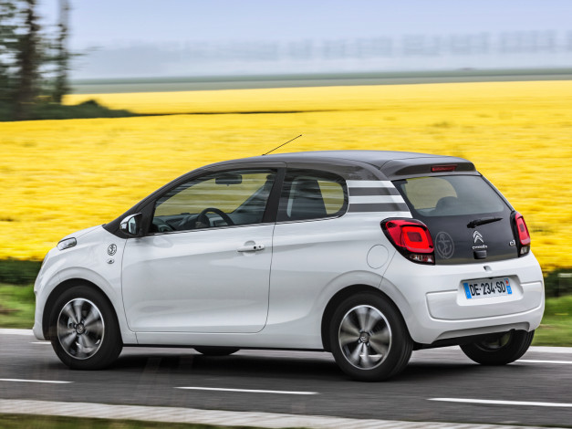 Обои картинки фото автомобили, citroen, светлый, 2014г, 3-door, c1, citroеn