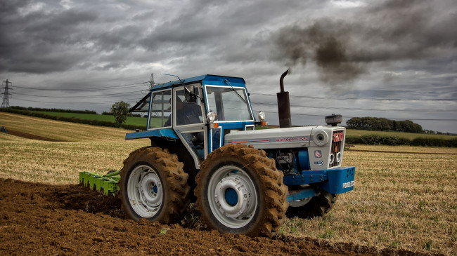 Обои картинки фото техника, тракторы, трактор, поле