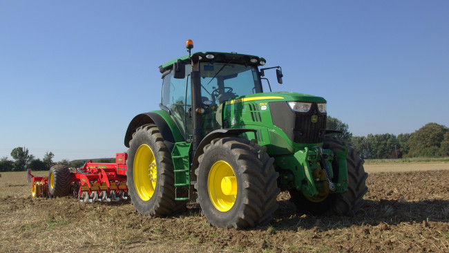 Обои картинки фото техника, тракторы, поле, трактор